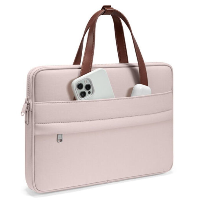 Tomtoc Versatile A12 Laptop Shoulder Bag for 14” Laptops – Blush Pink