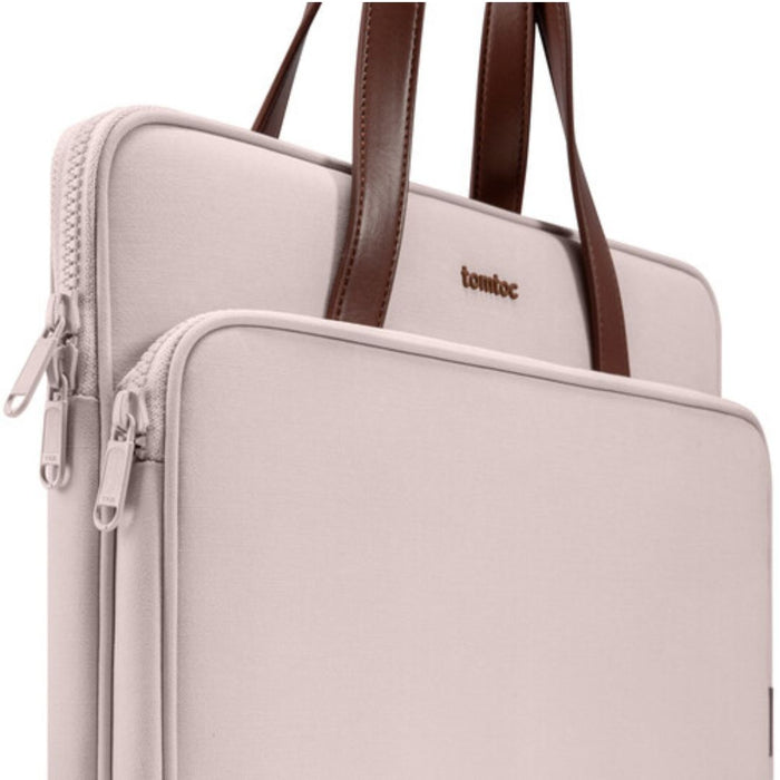 Tomtoc Versatile A12 Laptop Shoulder Bag for 14” Laptops – Blush Pink