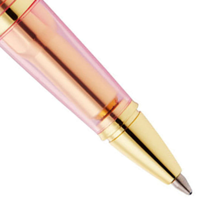 Cross Bailey Light Translucent Pink Sapphire GT Ballpoint Pen | Medium Tip (0.7 mm)