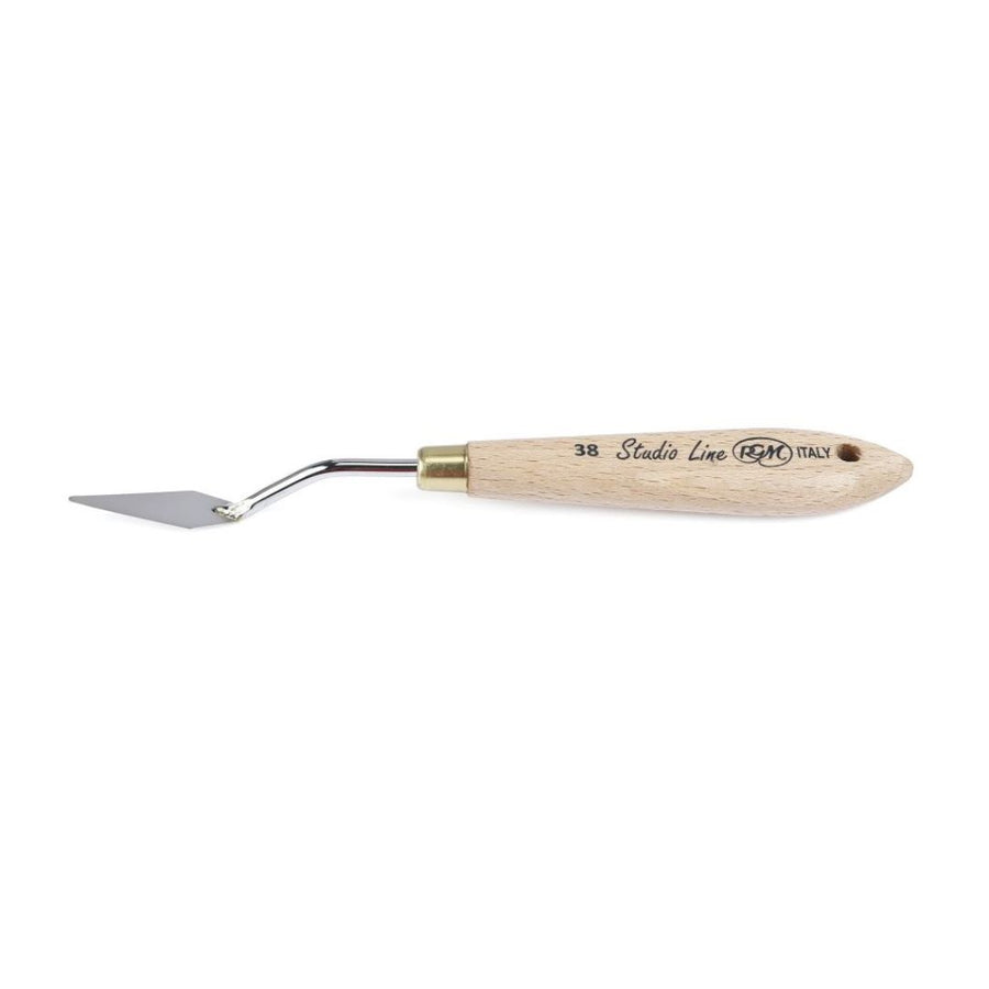 RGM New Studio Line Painting Palette Knife – Wooden Handle