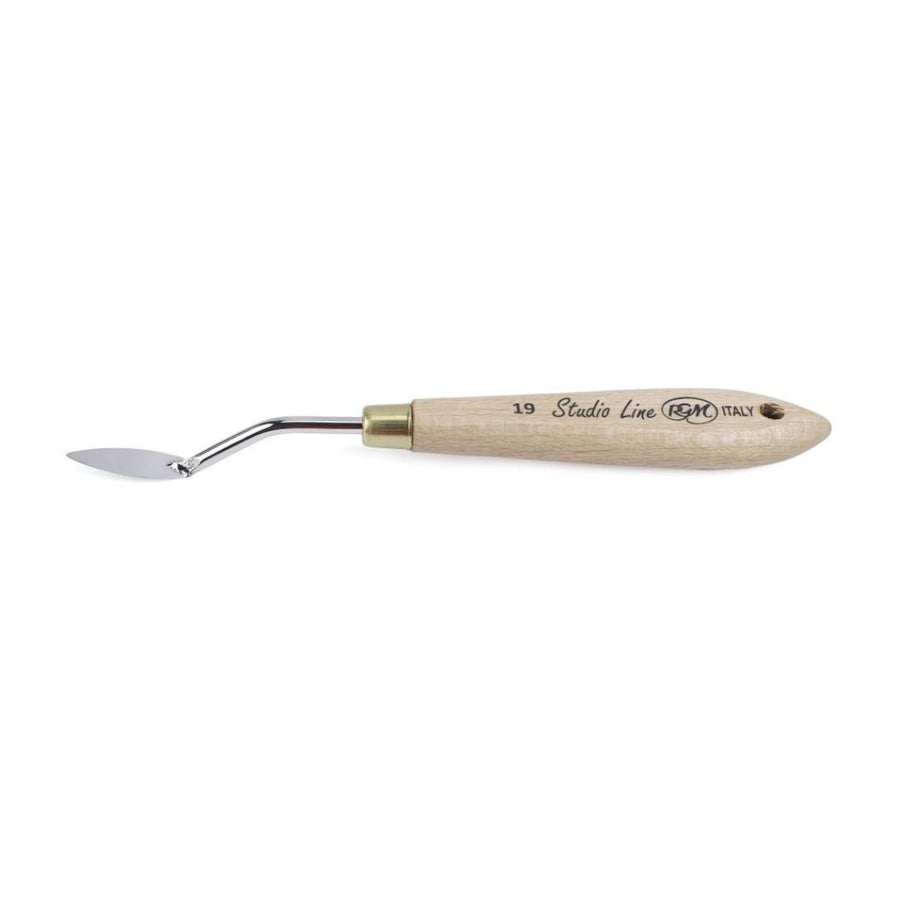RGM New Studio Line Painting Palette Knife – Wooden Handle