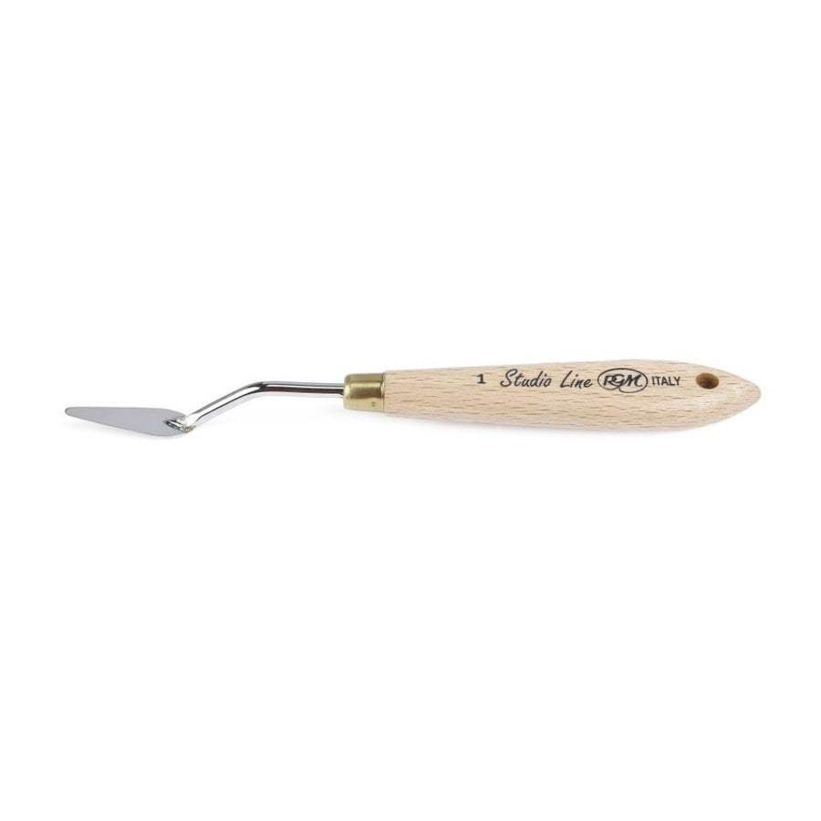 RGM New Studio Line Painting Palette Knife – Wooden Handle