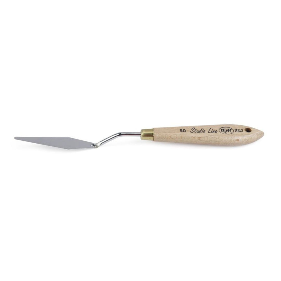 RGM New Studio Line Painting Palette Knife – Wooden Handle