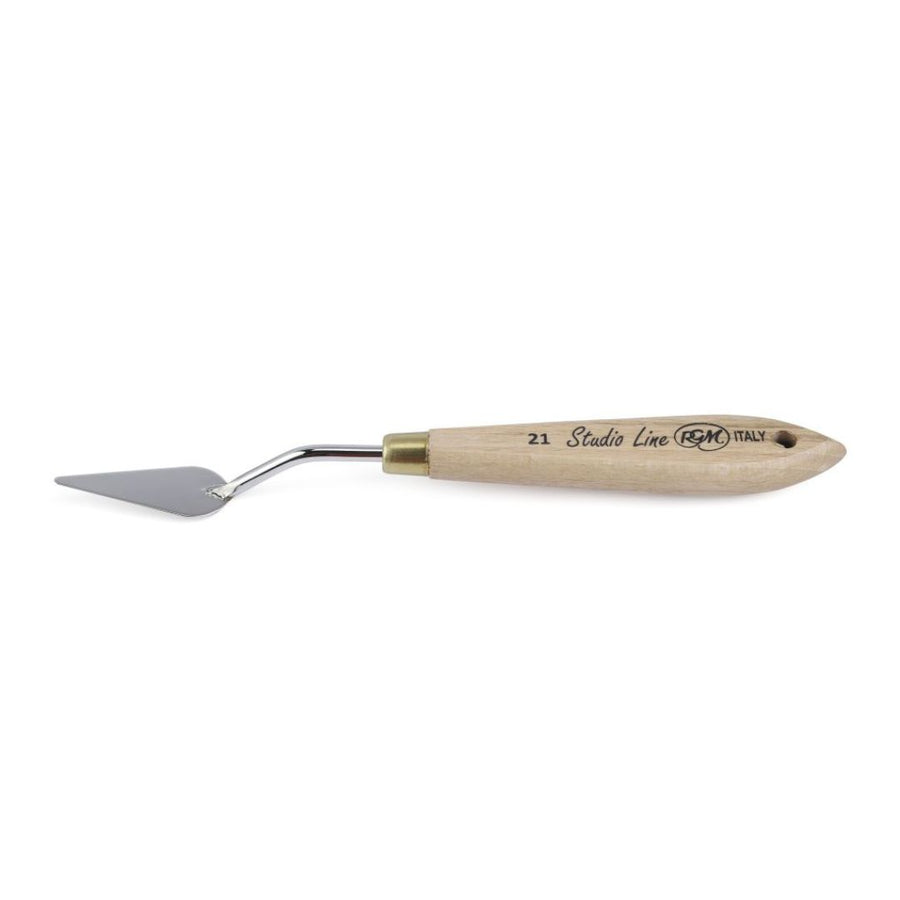 RGM New Studio Line Painting Palette Knife – Wooden Handle