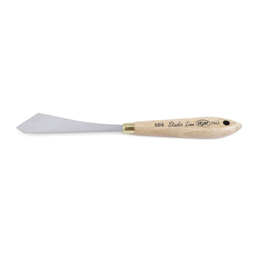 RGM New Studio Line Painting Palette Knife – Wooden Handle