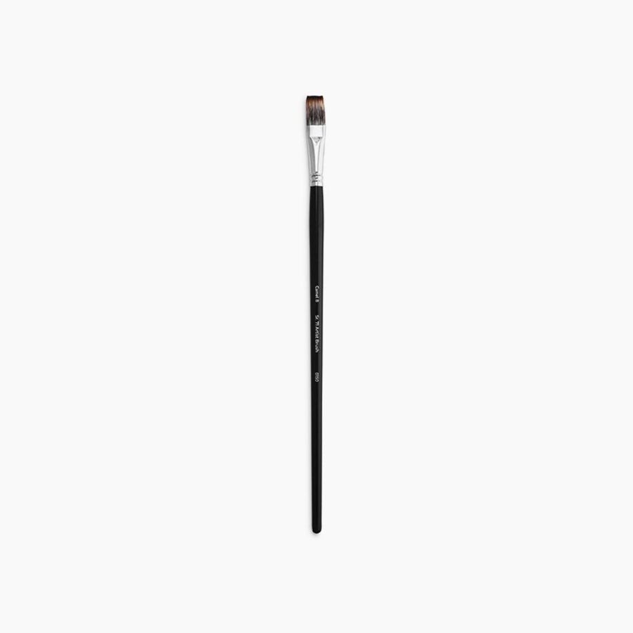 Camel Artist Brush Flat Long Handle – Series 71