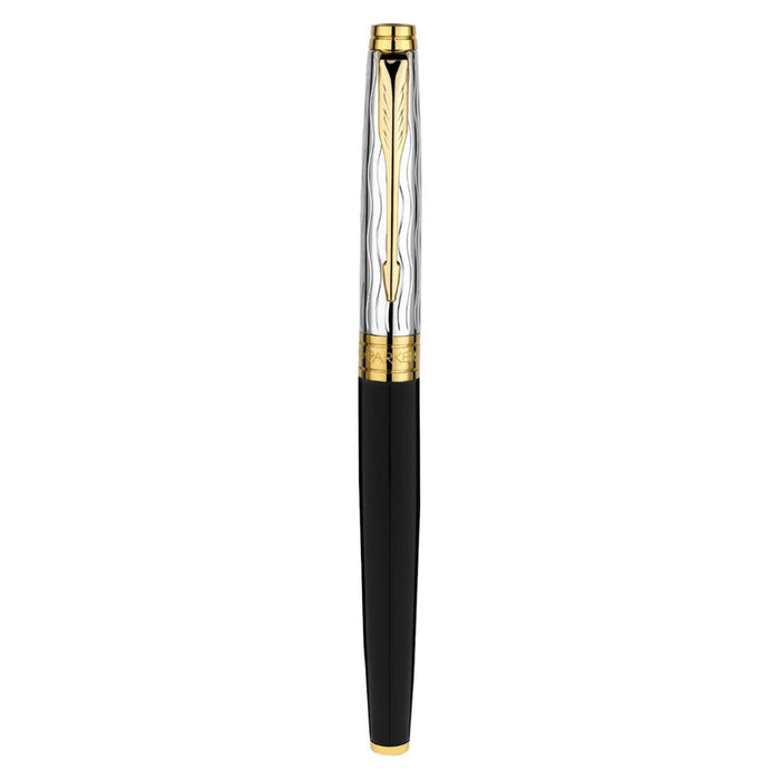 Parker Premium Aster Essential Black/Chrome GT Roller Ball Pen