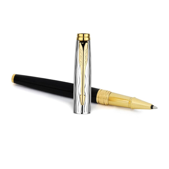 Parker Premium Aster Essential Black/Chrome GT Roller Ball Pen