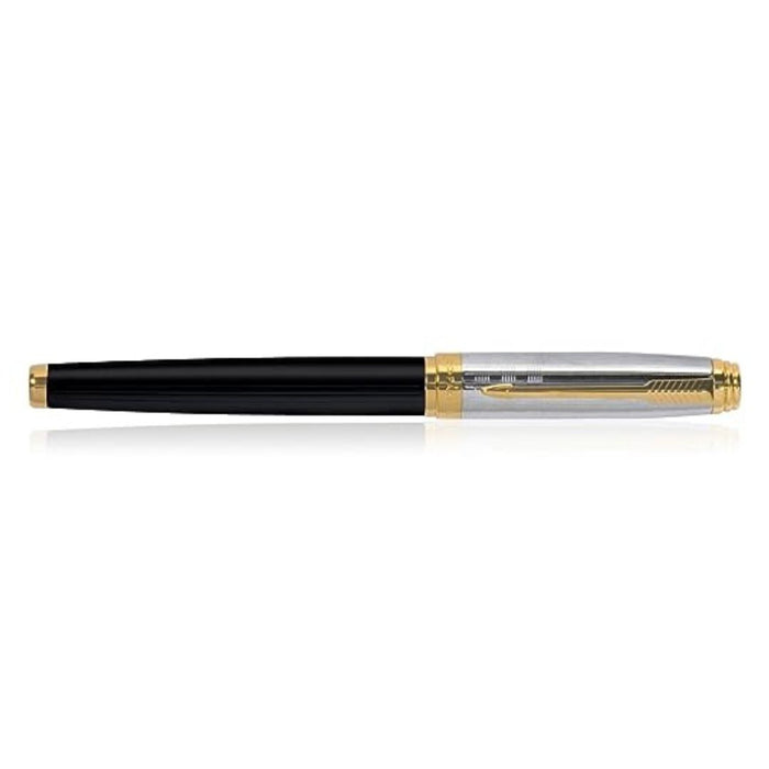 Parker Ambient Deluxe Black Gold Trim Rollerball Pen
