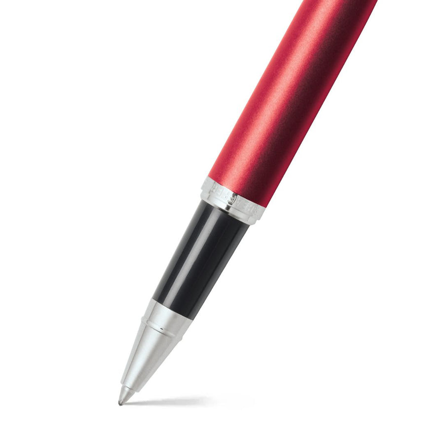 Sheaffer 9403 VFM Rollerball Pen – Excessive Red with Chrome Trim