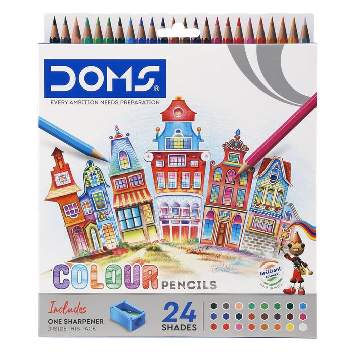 DOMS Color Pencils Set of 24 Shades