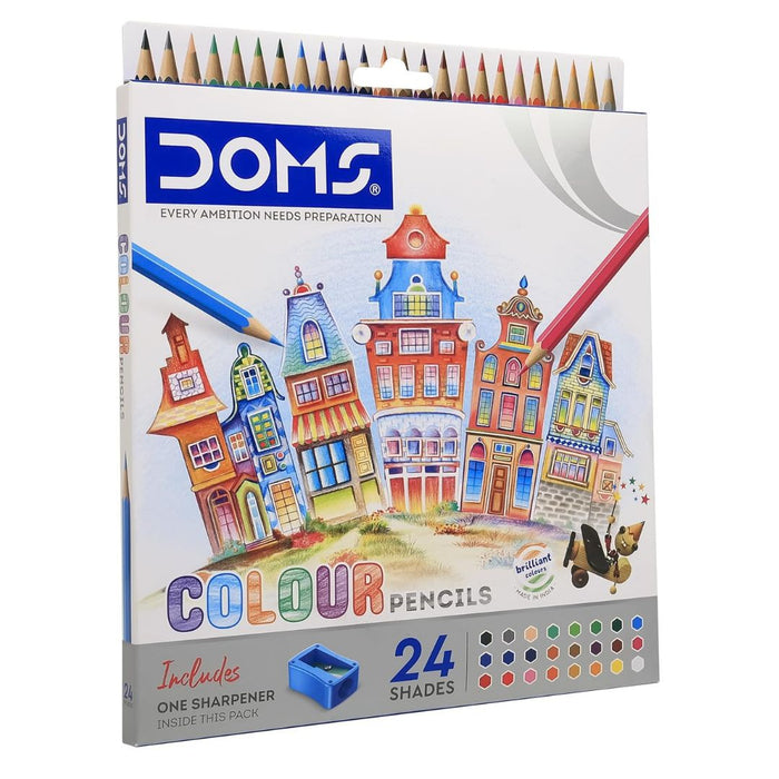 DOMS Color Pencils Set of 24 Shades