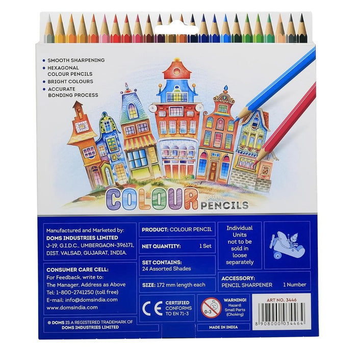 DOMS Color Pencils Set of 24 Shades