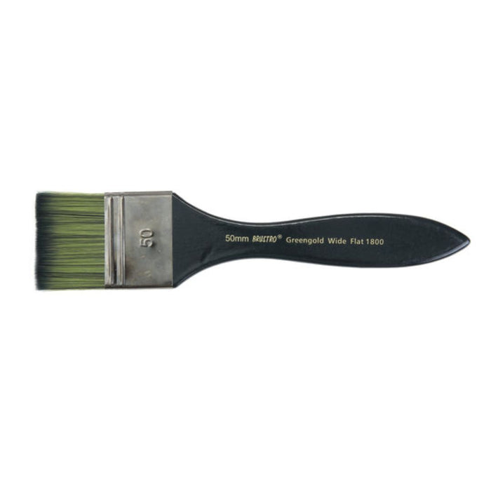 Brustro Artists Greengold Acrylic Brush Wide Flat Series 1800 (50MM)