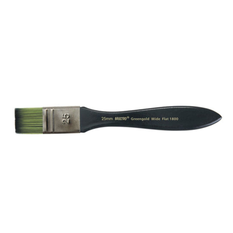 Brustro Artists Greengold Acrylic Brush Wide Flat Series 1800 (25MM)