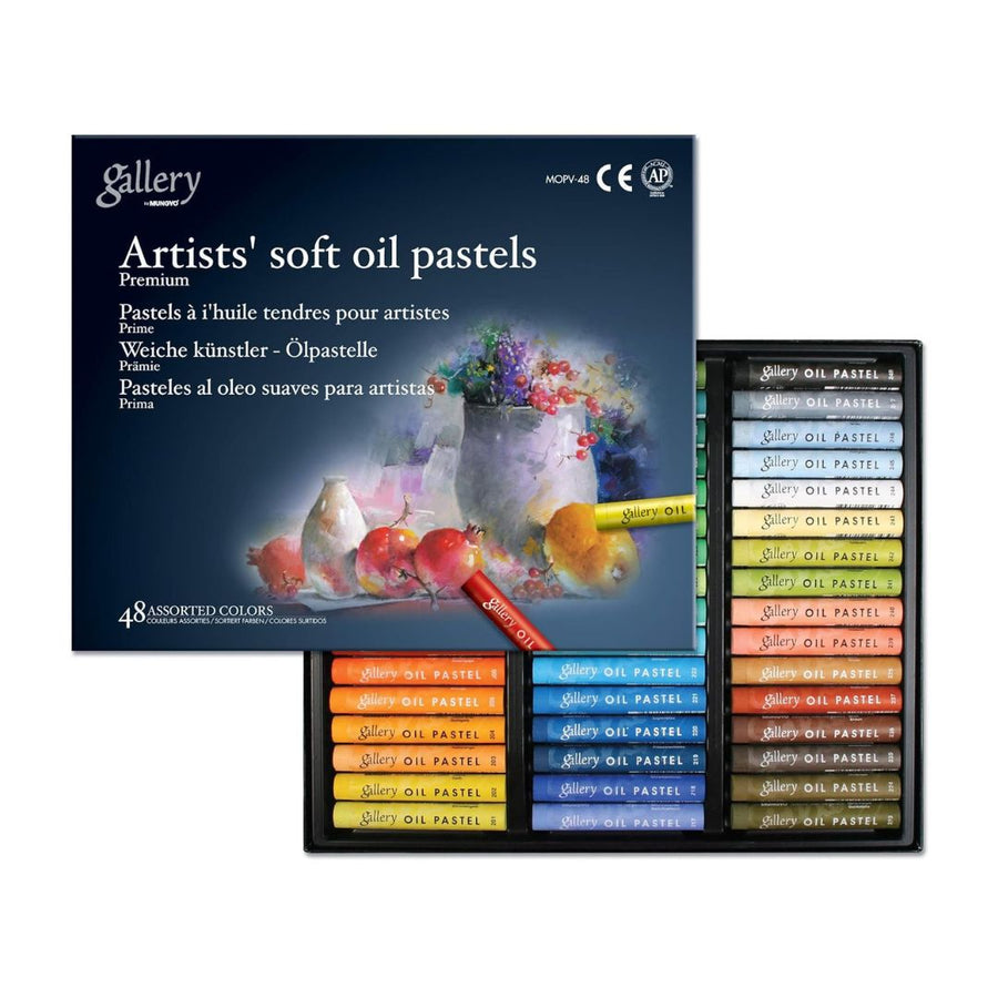 Mungyo Gallery - Artists' Soft Oil Pastels Professional - Set of 48