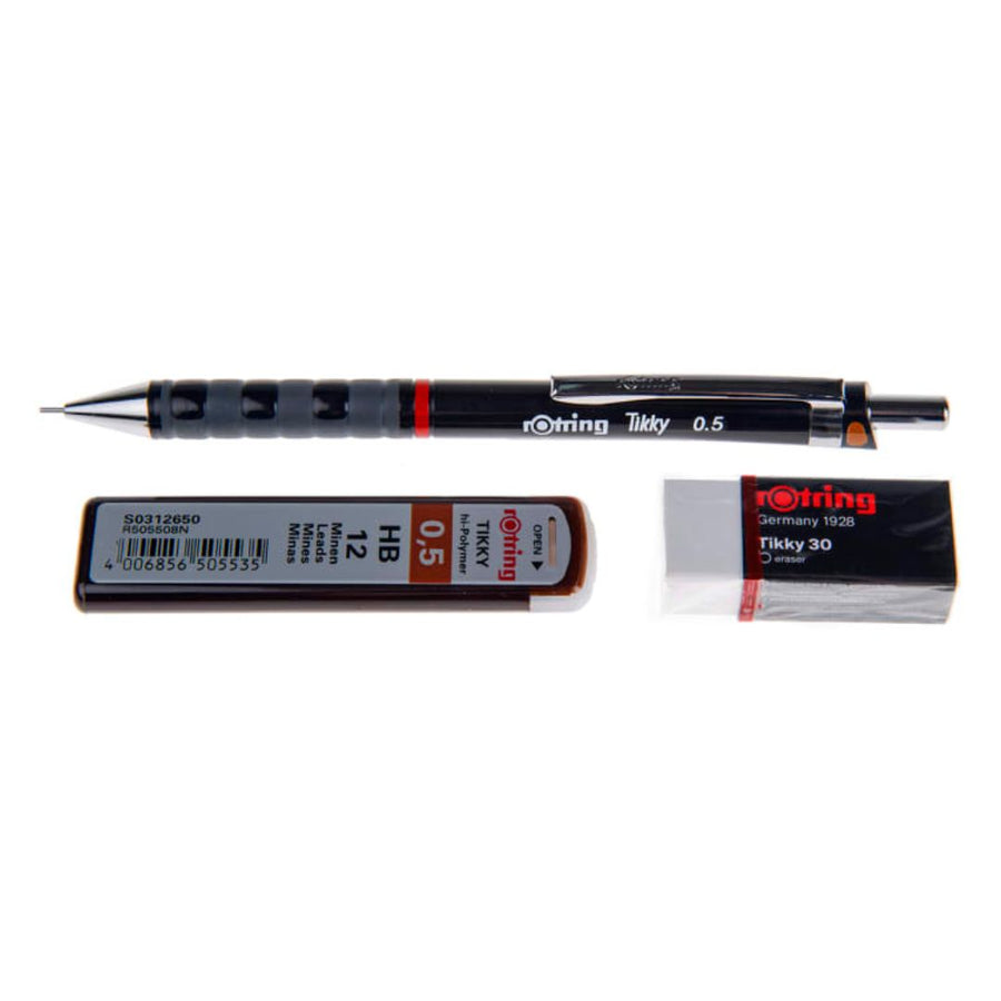 Tikky by Rotring – Mechanical Pencil Set (0.5mm, HB)