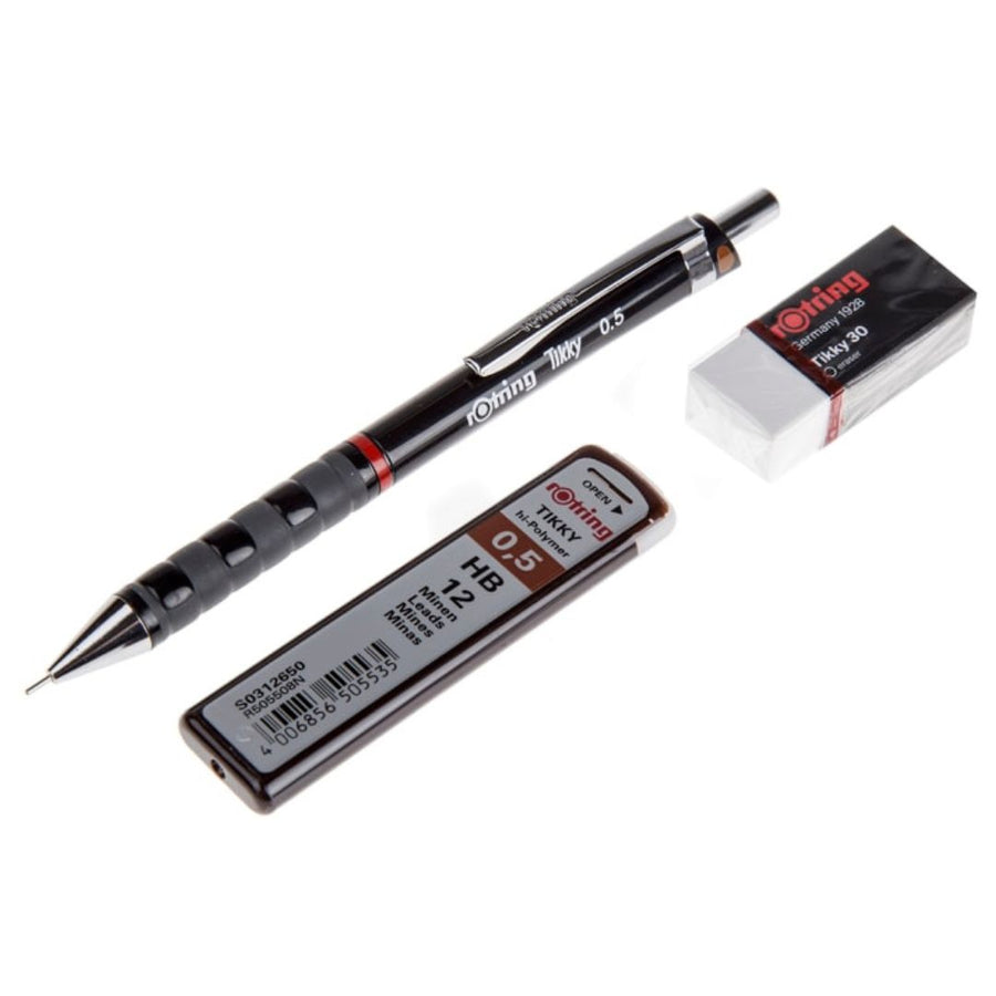 Tikky by Rotring – Mechanical Pencil Set (0.5mm, HB)