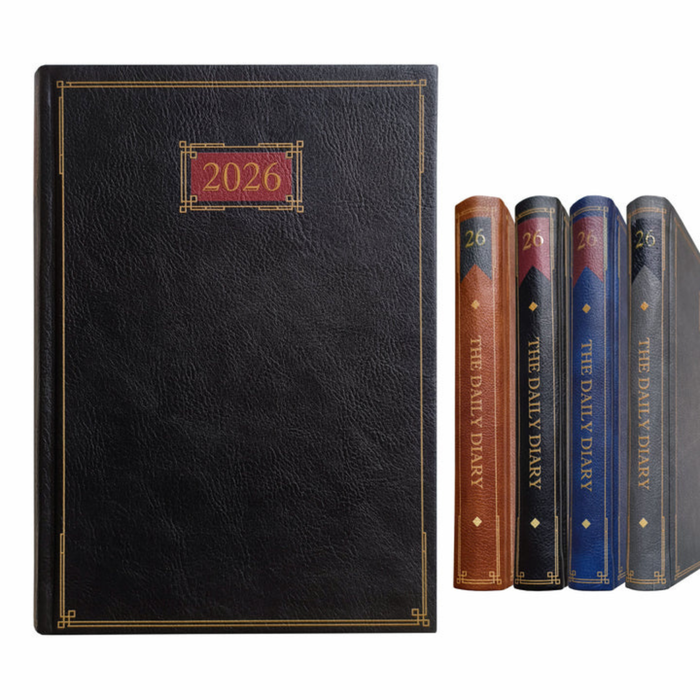 Anupam Goth 2026 Diary – Dated Daily Planner - Black