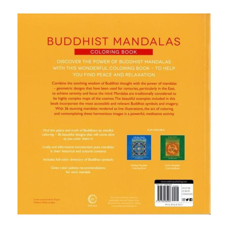 Buddhist Mandalas Colouring Book