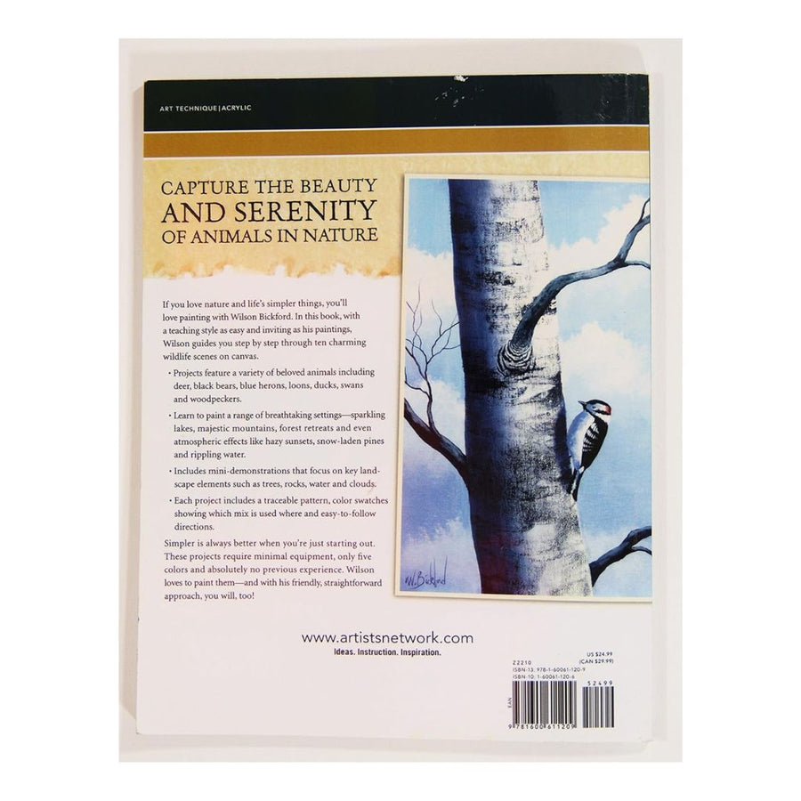 Wildlife Landscapes You Can Paint: 10 Acrylic Projects Using Just 5 Colors: by Wilson Bickford(Paperback)