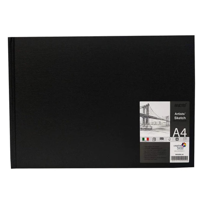 Brustro - Artists Sketch Book Stitched Bound A4 Size Landscape