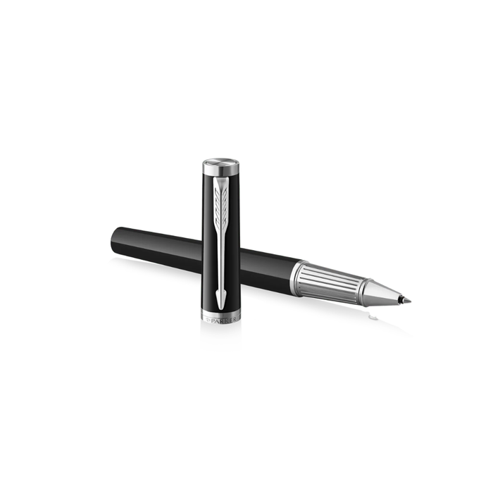 Parker Ingenuity Rollerball Pen – Black with Chrome Trim