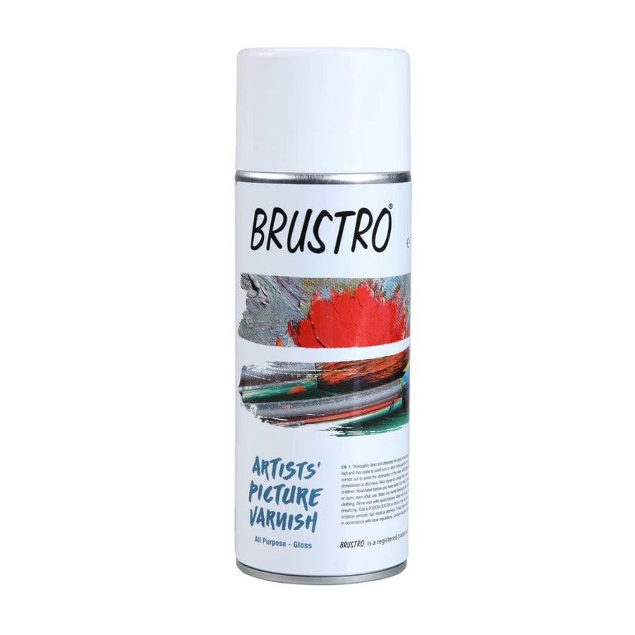 Brustro - Artists' Varnish - Gloss- 400 ml spray can (Made In Spain)