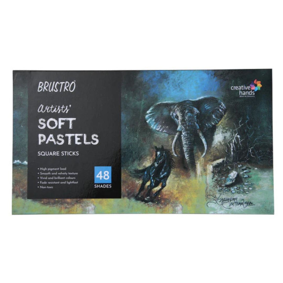 Brustro Artists' Soft Pastels (Square Sticks) Set of 48