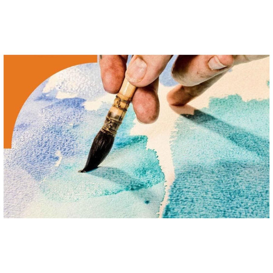 Brustro Artists’ Watercolour Paper – A3, 300 GSM, 25% Cotton, Cold Pressed (Pack of 6 Sheets)