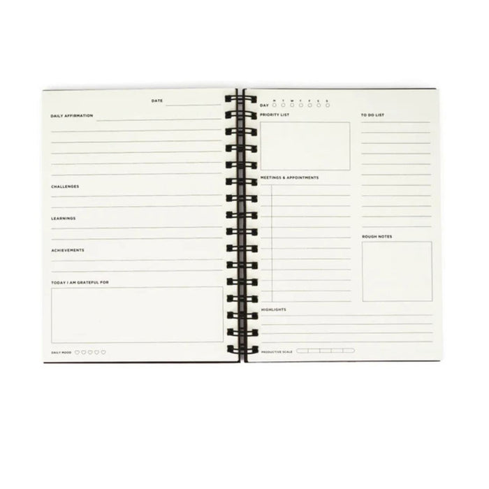Numic Generic A5 Planner – Hardbound, Undated - Black