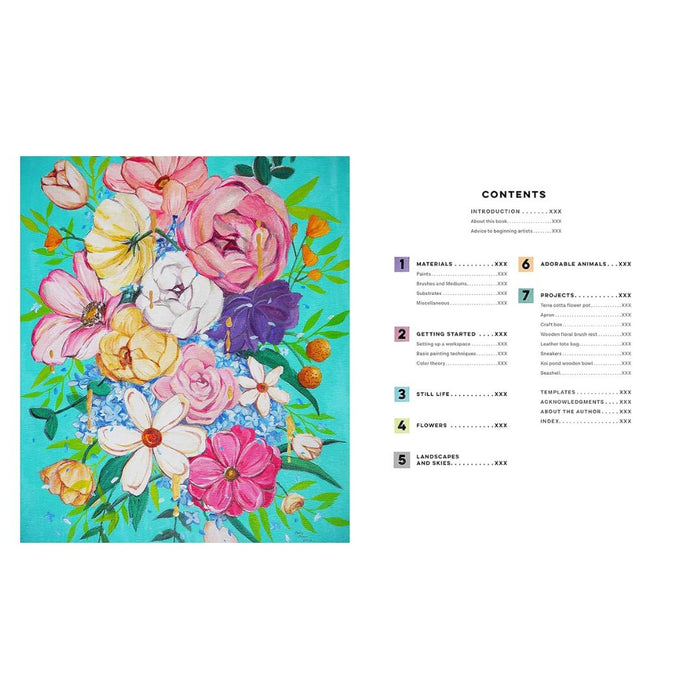 Creative Acrylics by Carla Co Chua – Beginner’s Step-by-Step Guide to Painting with Color, Texture & Effects