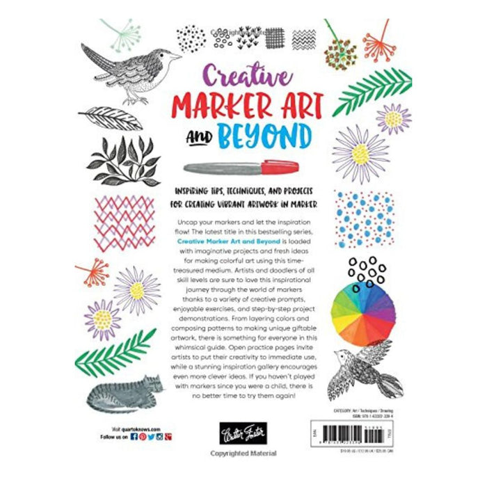 Creative Marker Art and Beyond by Lee Foster-Wilson – Tips, Techniques & Projects for Vibrant Marker Artwork