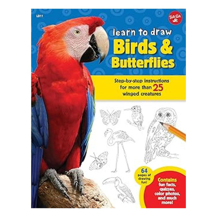 Learn to Draw Birds & Butterflies – Step-by-Step Drawing for Kids