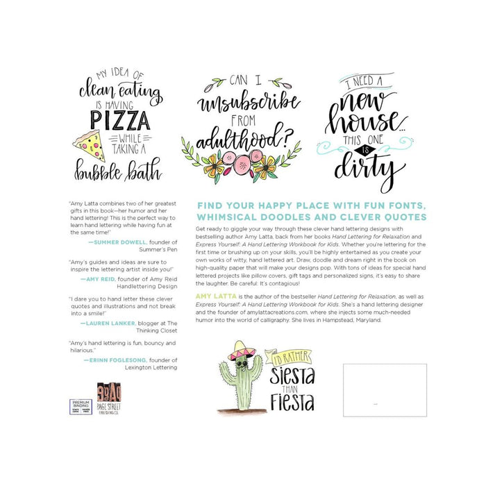 Hand Lettering for Laughter by Amy Latta – Gorgeous Art with a Hilarious Twist