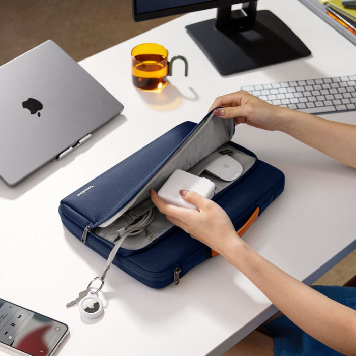 Tomtoc Defender-A14 Laptop Briefcase – 14 Inch - Navy Blue
