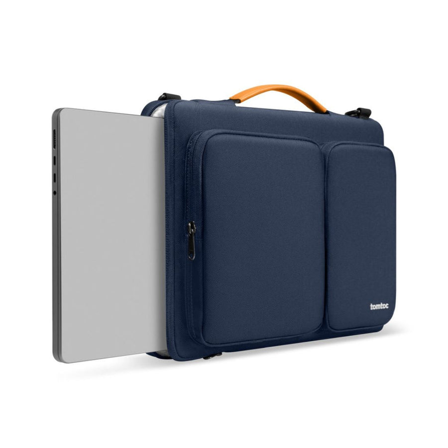tomtoc Defender-A42 Laptop Briefcase – 13.5–14 Inch, Navy Blue