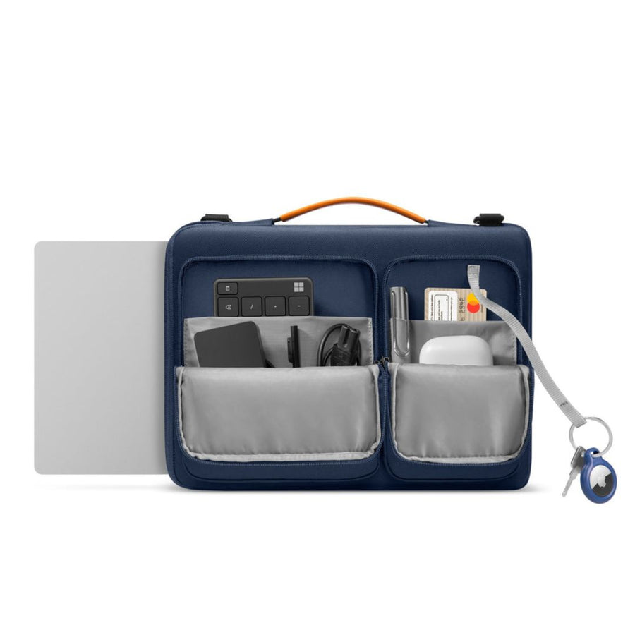 tomtoc Defender-A42 Laptop Briefcase – 13.5–14 Inch, Navy Blue