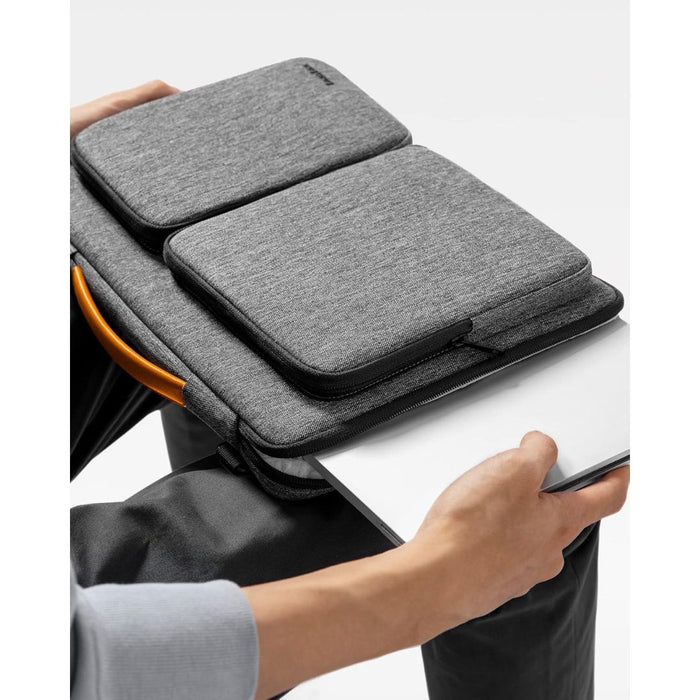 tomtoc Defender-A42 Laptop Briefcase – 13.5–14 Inch - Grey