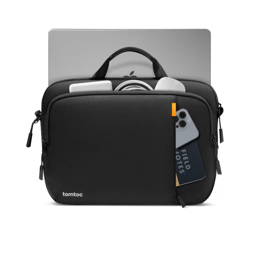 tomtoc Defender-A30 Laptop Shoulder Bag – 15.6 Inch, Black