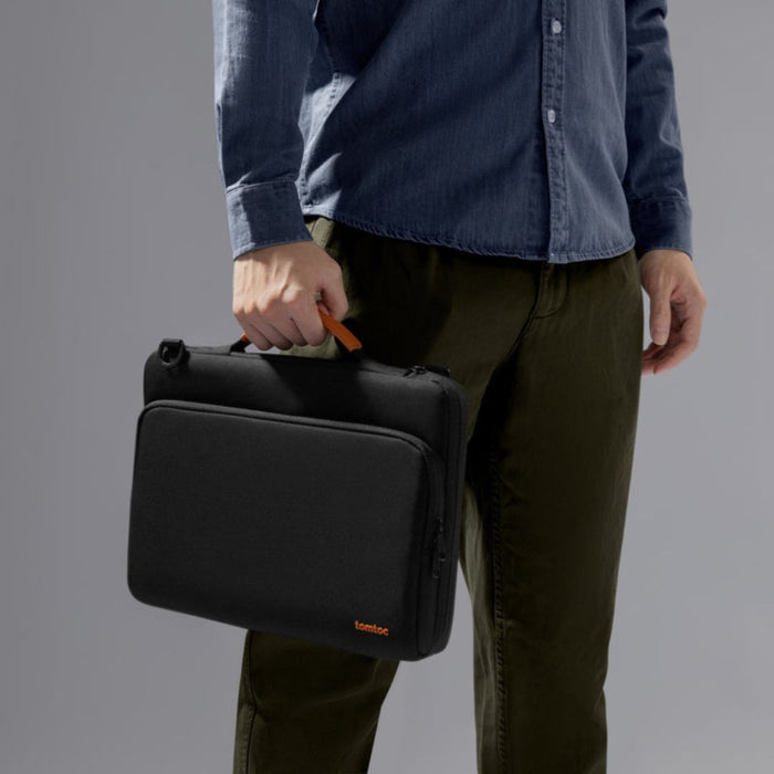 Tomtoc Defender-A40 Laptop Shoulder Bag – 13.5–14 Inch, Black