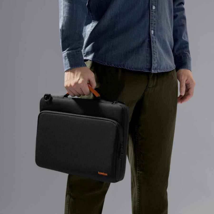 Tomtoc Defender-A40 Laptop Shoulder Bag – 13.5–14 Inch, Black