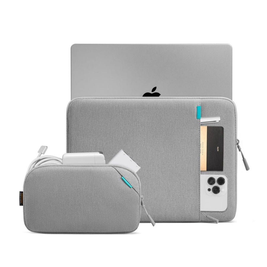 Tomtoc Defender-A13 Laptop Sleeve Kit – 14 Inch - Dark Grey