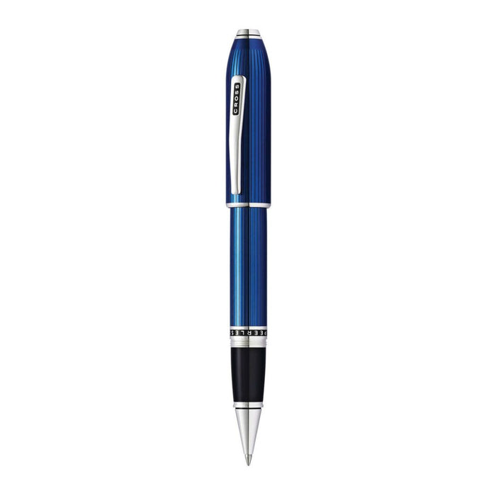 Cross Peerless 125 Rollerball Pen – Translucent Quartz Blue CT