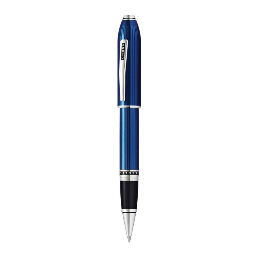 Cross Peerless 125 Rollerball Pen – Translucent Quartz Blue CT