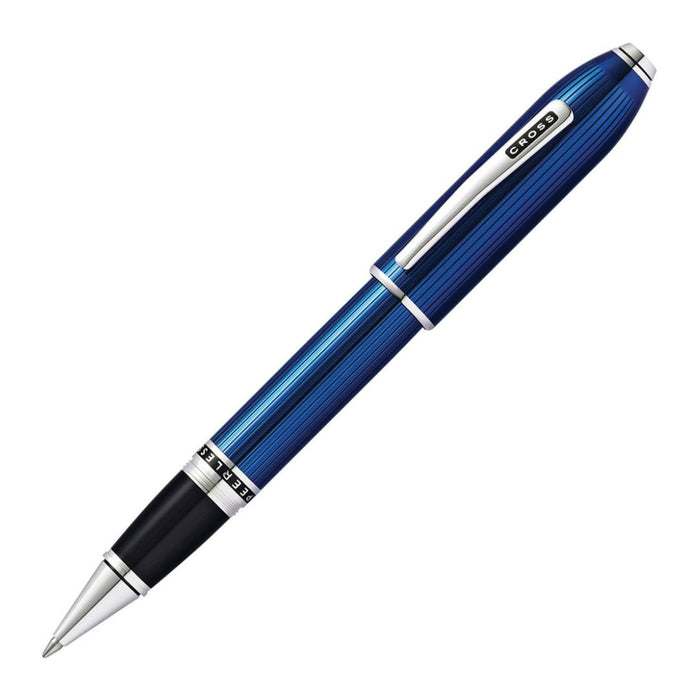 Cross Peerless 125 Rollerball Pen – Translucent Quartz Blue CT