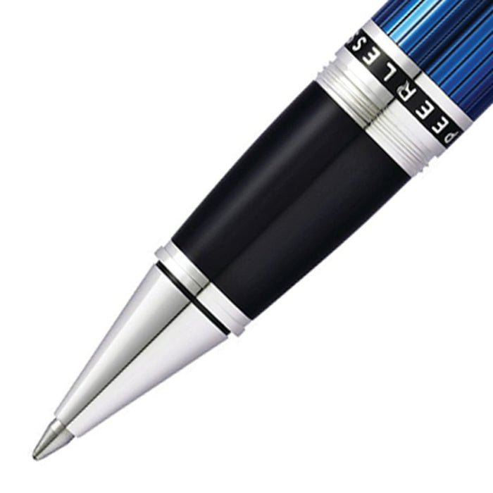 Cross Peerless 125 Rollerball Pen – Translucent Quartz Blue CT