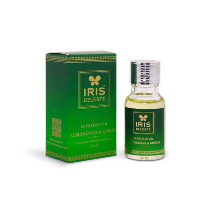 IRIS Celeste Lemongrass & Ginger Vaporizer Oil – 15ml