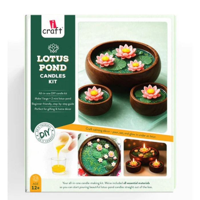 iCraft DIY Lotus Pond Candle Making Kit
