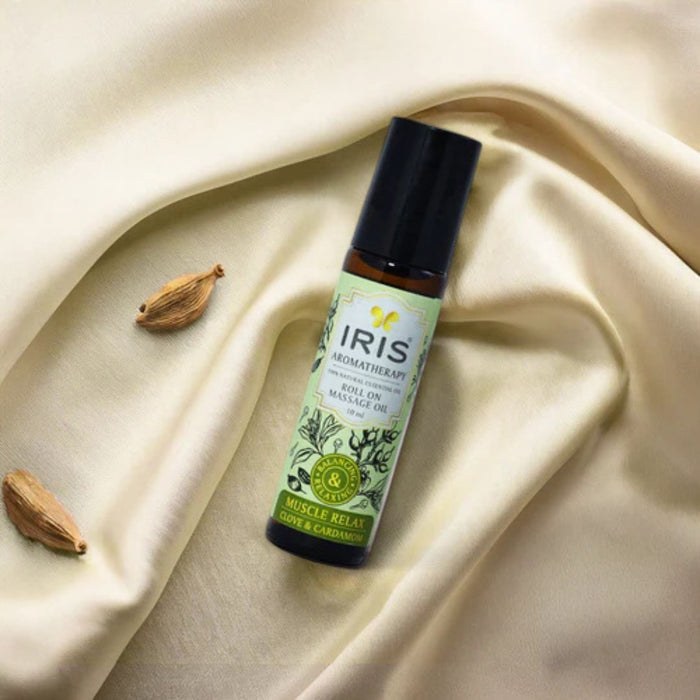 IRIS Aromatherapy Muscle Relaxer Roll-On Massage Oil - 10ml